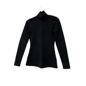 Oysho Women Shirt Small S Black Skiing Active Thermal Base Layer 0215/645 NWT